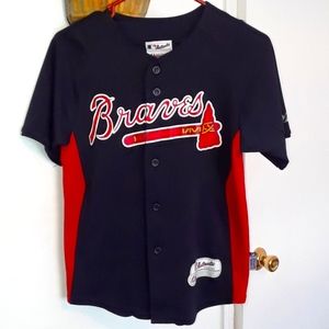 Kids authentic Braves MLB Jersey
